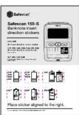Safescan 155S - Obsah baleni - 2