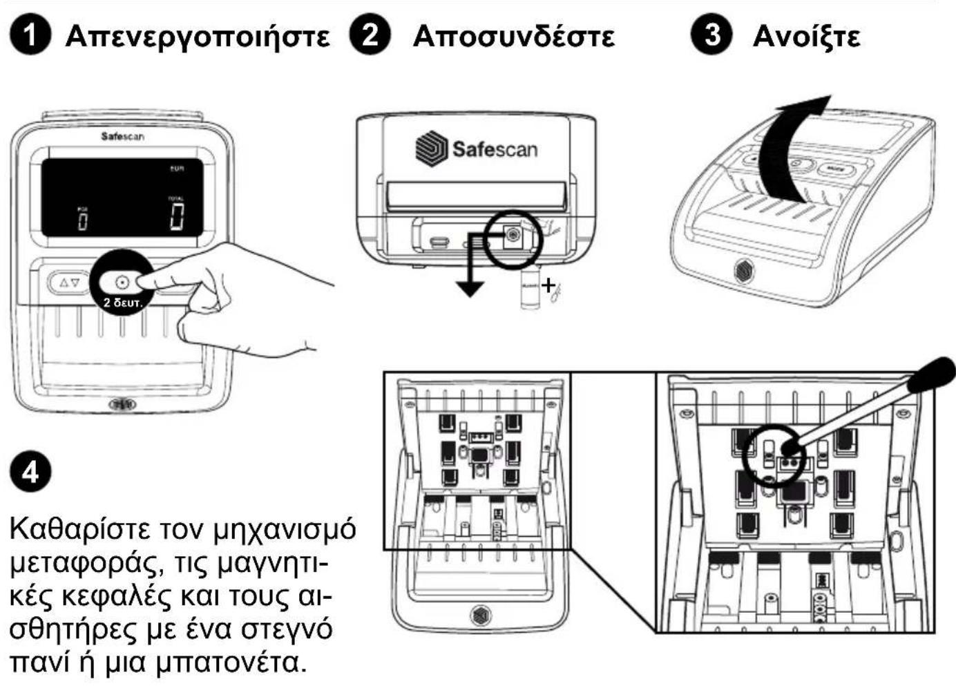 Safescan 155S - Ośnyíες καθαρισμό - 1