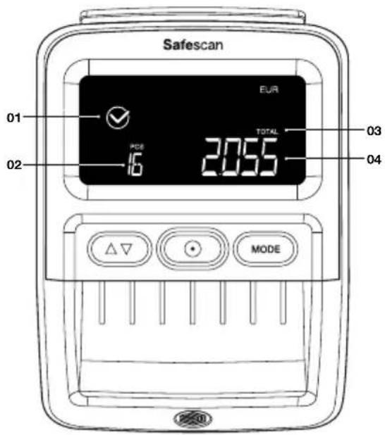 Safescan 155S - Denominationモ一ド Addモ一ド - 2