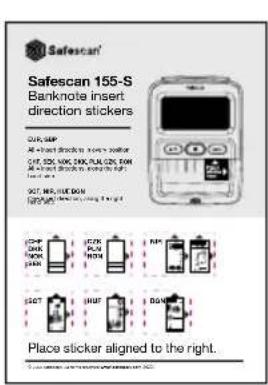Safescan 155S - Conteudo da embalagem - 2