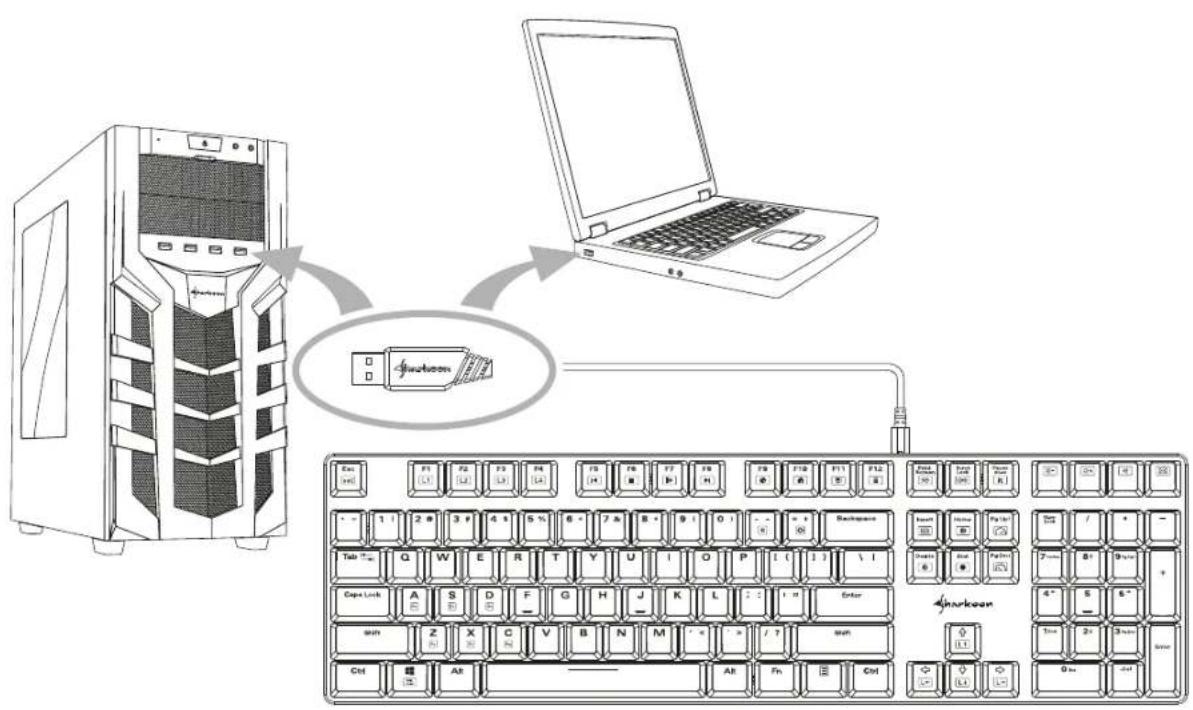 Sharkoon PureWriter RGB - 1