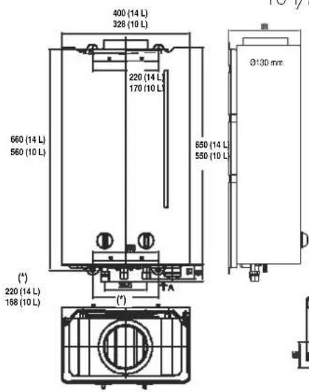 COINTRA COB 5 b x - WATER HEATERS WITHOUT PILOT LIGHT - 4