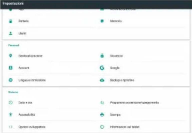 Trevi kid Tab 7 S02 - SETTING - 1