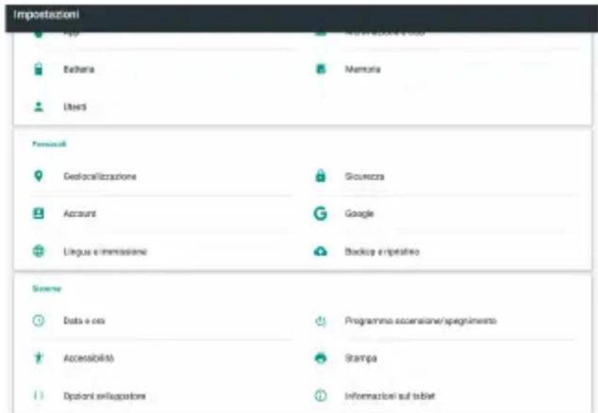 Trevi kid Tab 7 S02 - Réglage - 1