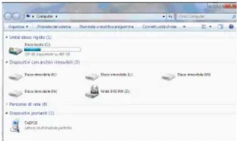 Trevi kid Tab 7 S02 - Cuando su tableta está connectada, en el PC, "Mi PC" aparecerá en "Portable Dispositivos " " KIDTAB 7 S02 ". - 1