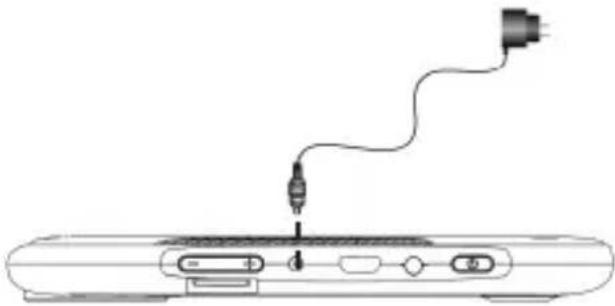 Trevi kid Tab 7 S02 - Ricarica della batteria tramite alimentatore esterno. - 1