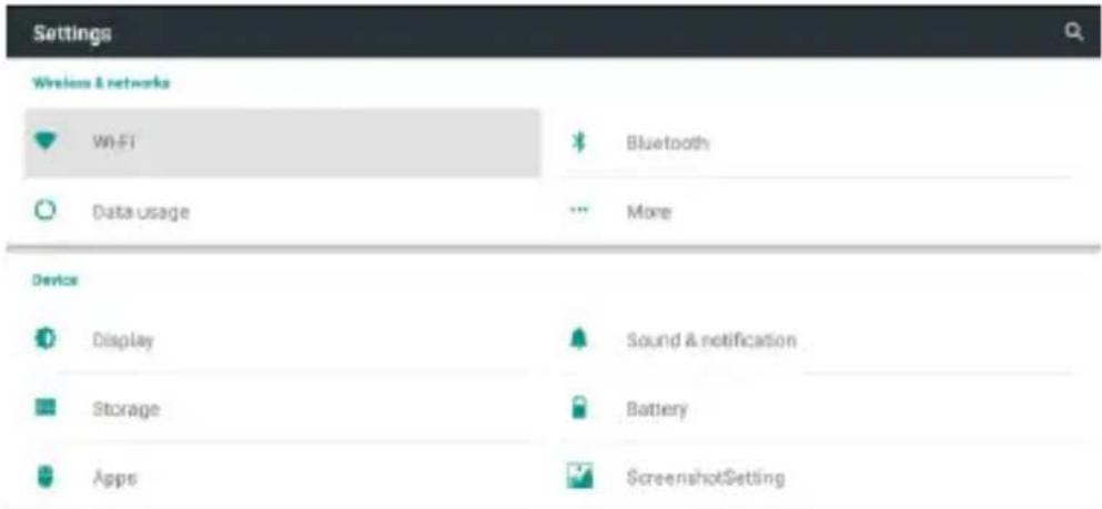 Trevi kid Tab 7 S02 - Schalten Sie das Wi-Fi-Radio ein, wenn es noch nicht eingeschaltet ist. So aktivieren Sie Wi-Fi: - 1
