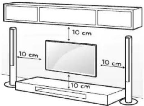 TESLA 49S367BFS - A TÉVÉKÉSZÜLÉK ELHELYEZÉSE - 3