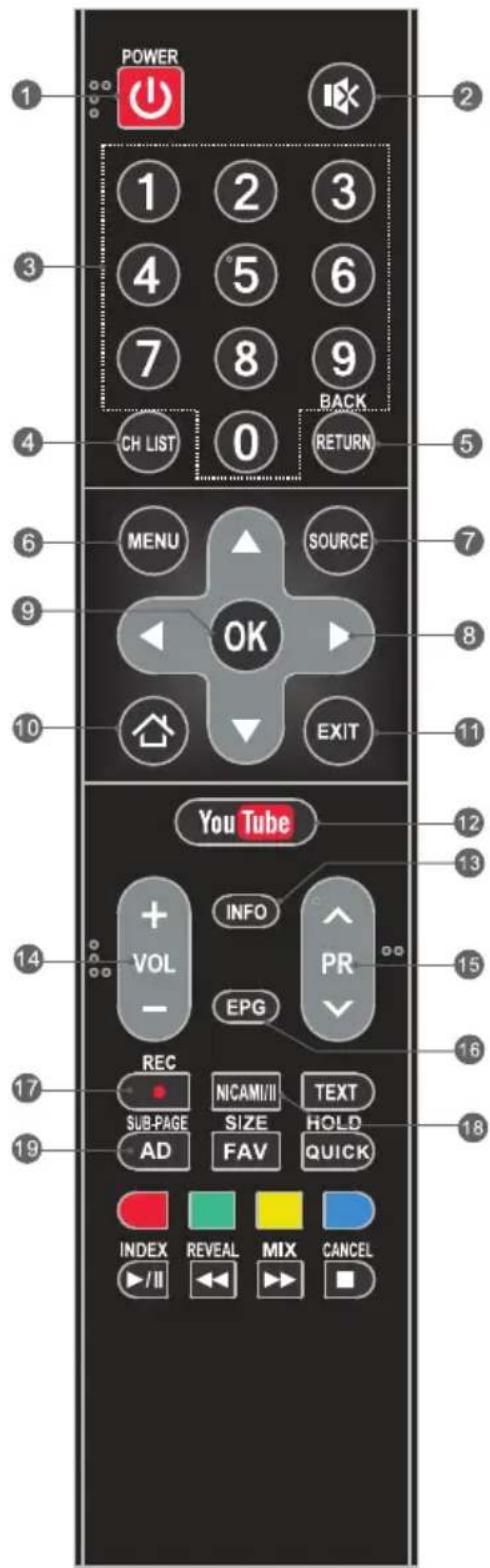 TESLA 49S367BFS - Telekomanda - 1