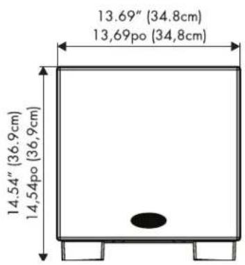 Martin Logan Dynamo 700W - SWT-2 Dimensional Drawings - 9