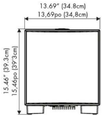 Martin Logan Dynamo 700W - SWT-2 Dimensional Drawings - 4