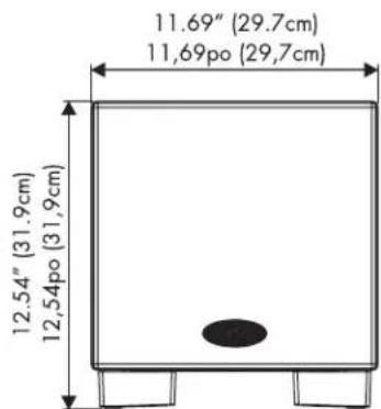 Martin Logan Dynamo 700W - DYNAMO 700W DIMENSIONAL DRAWINGS - 7