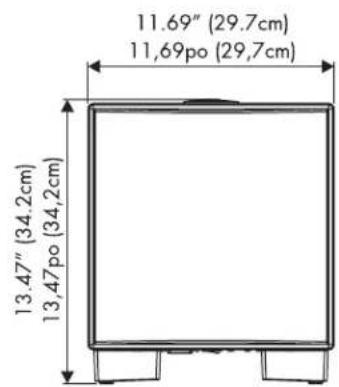 Martin Logan Dynamo 700W - PLANS dimensionnels | DYNAMO 700 - 2