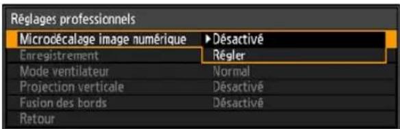 CANON REALiS WUX6010 - Spécification du microdécalage d'image numérique - 1