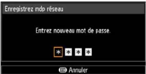 CANON REALiS WUX6010 - Enregistrement d'un mot de passe réseau - 3