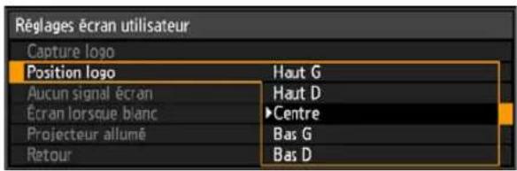CANON REALiS WUX6010 - Positionnement des logos d'utilisateur - 2