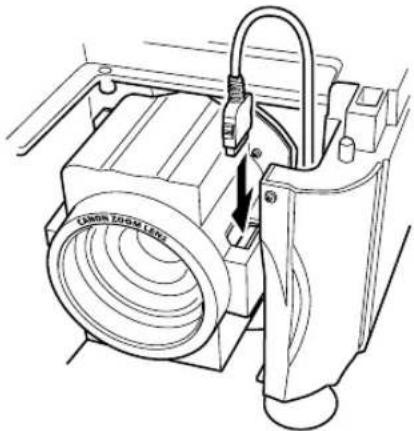 CANON REALiS WUX6010 - 4Retirez les vis du manchon (2 au dessus et 2 en dessous). - 5
