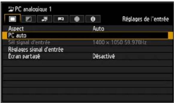 CANON REALiS WUX6010 - Configuration au moyen de PC auto - 1