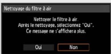 CANON REALiS WUX6010 - Nettoyage du filtre à air - 2