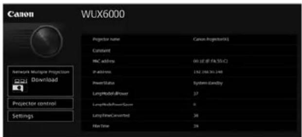 CANON REALiS WUX6010 - ■Affichage de l'écran de configuration réseau - 2