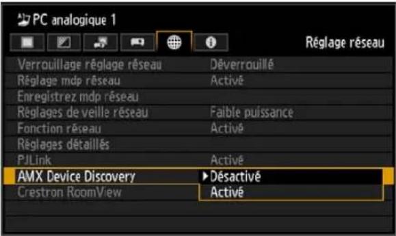CANON REALiS WUX6010 - Spécification de AMX Device Discovery - 1