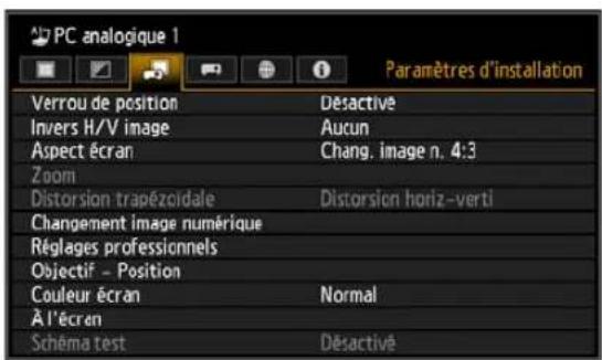 CANON REALiS WUX6010 - Déplacement d'image avec changement d'image numérique 4:3 - 2