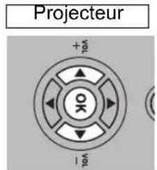 CANON REALiS WUX6010 - Déplacement d'image avec changement d'image numérique 16:9 - 3