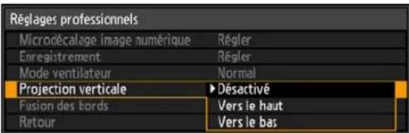 CANON REALiS WUX6010 - Spécification de la projection verticale - 2