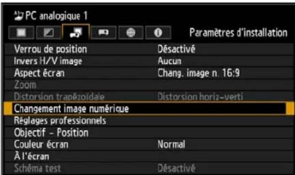 CANON REALiS WUX6010 - Spécification du décalage d'image numérique - 1