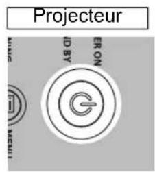 CANON REALiS WUX6010 - Appuyez sur la touche POWER pour afficher la fenêtre indiquée ci-dessous. - 2