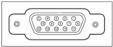 CANON REALiS WUX6010 - Mini D-sub 15 broches - 1