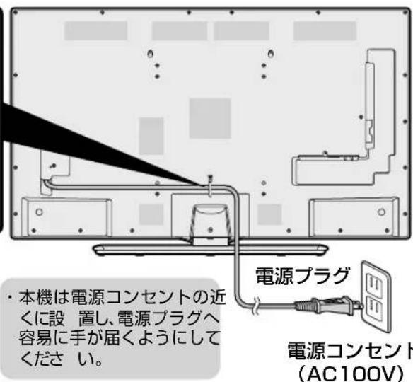 SHARP Aquos 40U45 - 錄画予約設定時や錄画中は本体の電源ボタと電源才にしてくだせい - 1