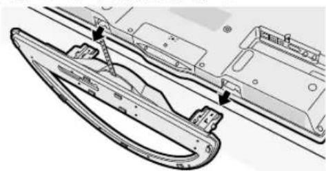 SHARP Aquos 40U45 - スタンドを取りはす - 1