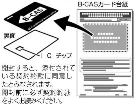 SHARP Aquos 40U45 - B-CAS 力一を插入する - 1