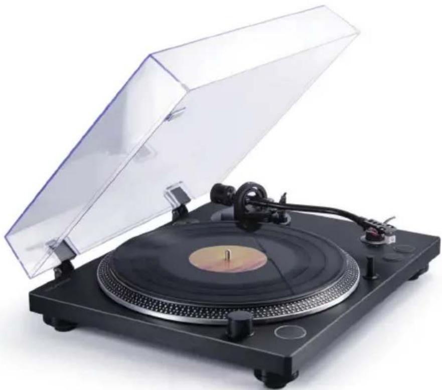 THOMSON TT600BT - GIRA-DISCOS ANALÓGICO BLUETOOTH COM PRÉ-AMPLIFICAÇÃO FONO INCORPORADA - 1