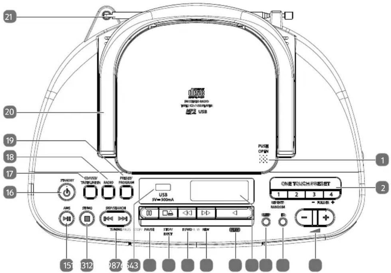 MEDION E64070 - Vue de dessus - 1
