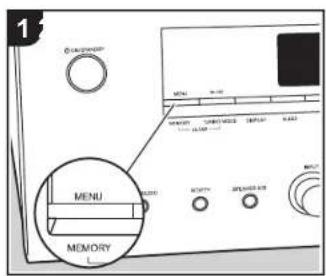 ONKYO TX8250S - Registering a station - 1