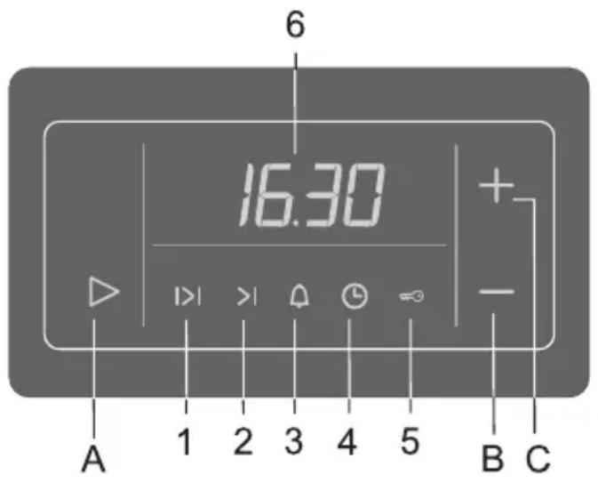 GORENJE K65303AW - Elektronikus digitális programóra HU - 1