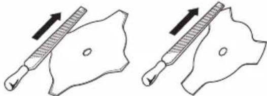 MCCULLOCH B26 PS - Sharpening grass knives and grass blades - 3