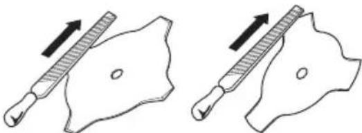 MCCULLOCH B26 PS - Feilen von Grasmesser und Grasklinge - 2