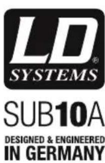 LD Systems SUB 88 A - LINE INPUT XLR (LEFT / RIGHT) - 1