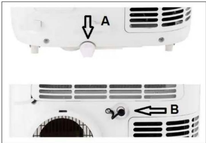 Eurom PAC 14.2 - Évacuation d'eau - 1