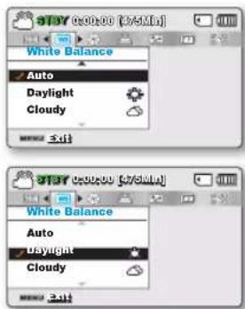 SAMSUNG SMXF50SP - WHITE BALANCE (Balance des blancs.) - 2