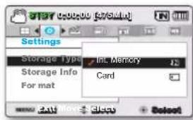 SAMSUNG SMXF50SP - STORAGE TYPE (Type stockage) (SMX-F53/F54 uniquement) - 2