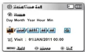 SAMSUNG SMXF50SP - DATE/TIME SET (Réglage Date/Heure) - 2