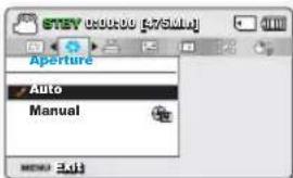 SAMSUNG SMXF50SP - Utilisation du bouton MENU - 1
