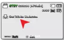 SAMSUNG SMXF50SP - Pour régler manuellement la balance des blancs - 2