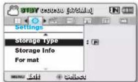 SAMSUNG SMXF50SP - STORAGE TYPE (Type stockage) (SMX-F53/F54 uniquement) - 1