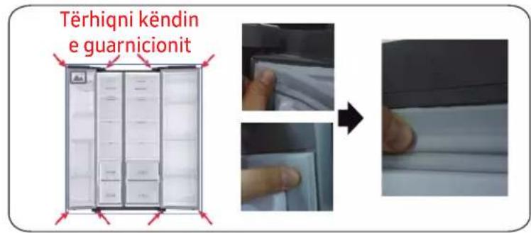 SAMSUNG RS50N3513WW - Për të ndërruar guarnicionin - 1