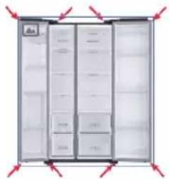 SAMSUNG RS50N3513WW - Výměna těsnění - 1